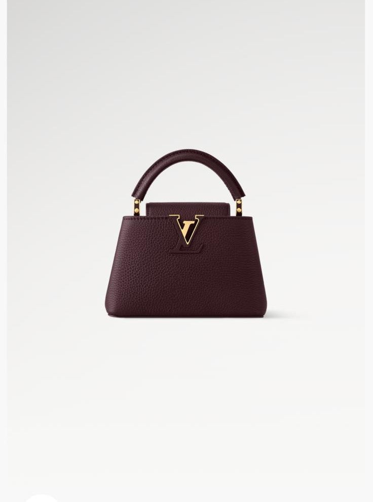 Capucines Mini Dark Burgundy