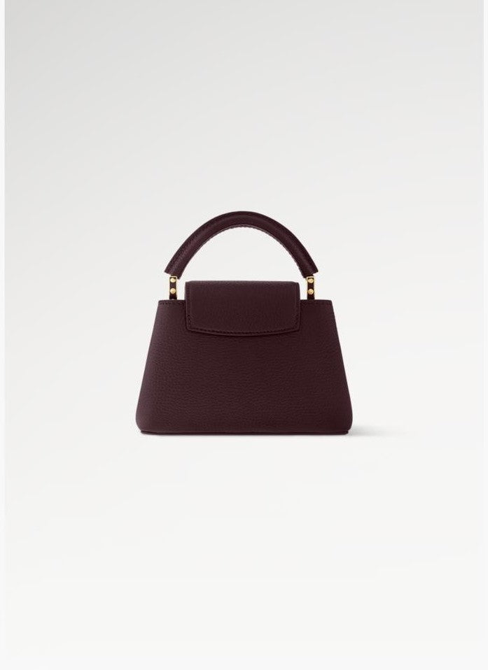 Capucines Mini Dark Burgundy