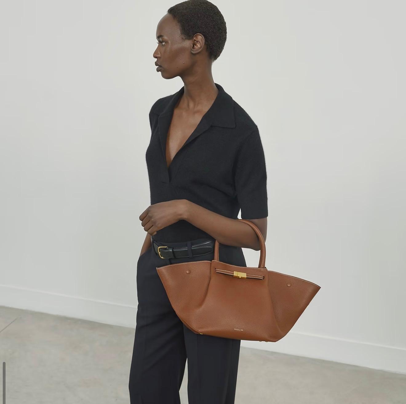 New York Brown Tote Bag