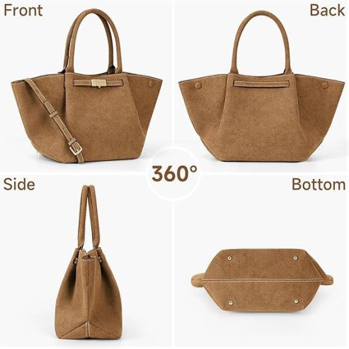 Classic Suede Elegance Tote